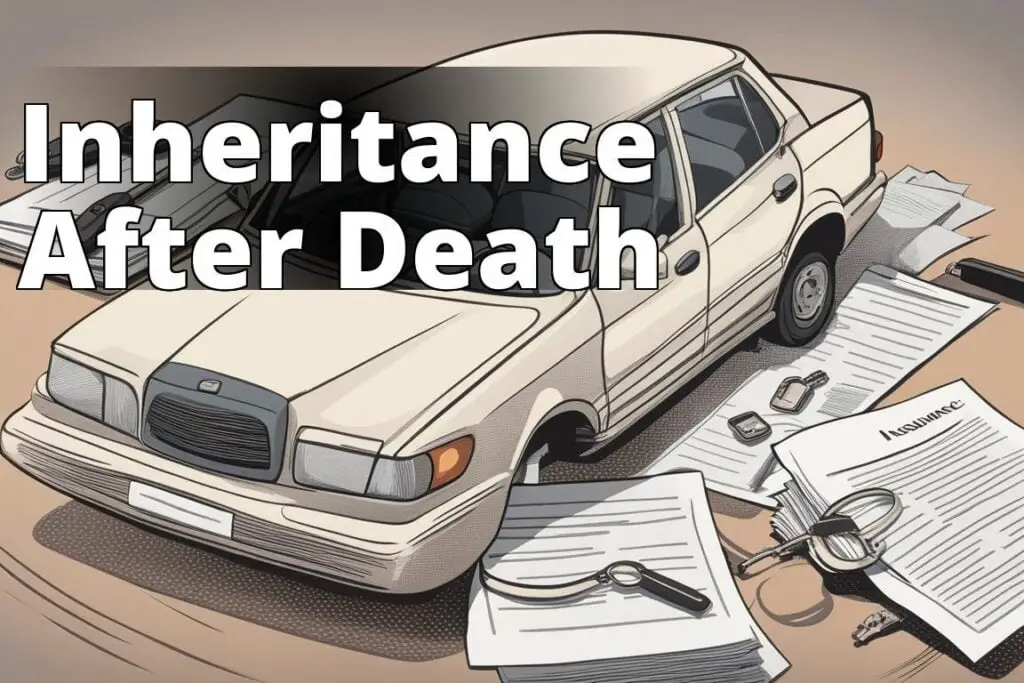 A car with an empty driver's seat symbolizing the absence of the deceased borrower